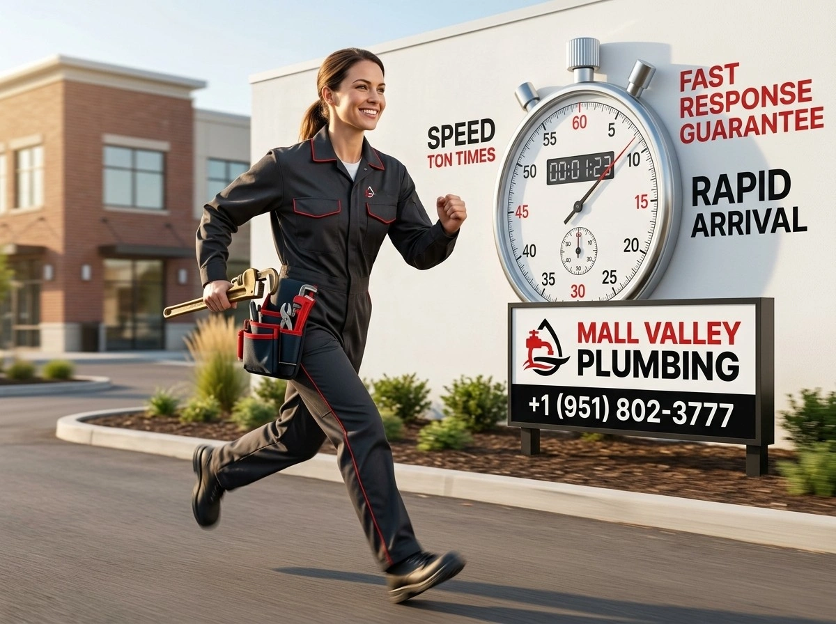24/7 emergency plumber rapid response Mall Valley Plumbing Moreno Valley CA