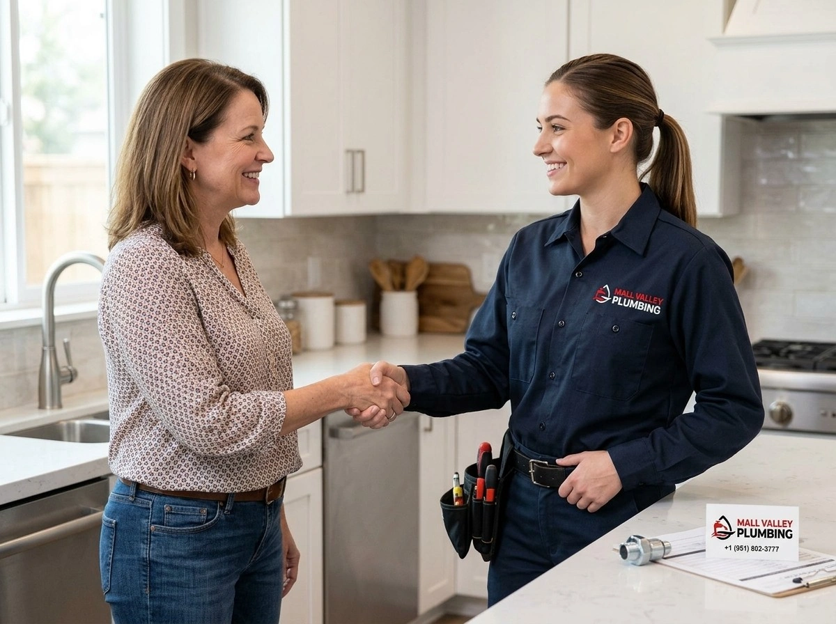 Trusted local plumber customer satisfaction Mall Valley Plumbing